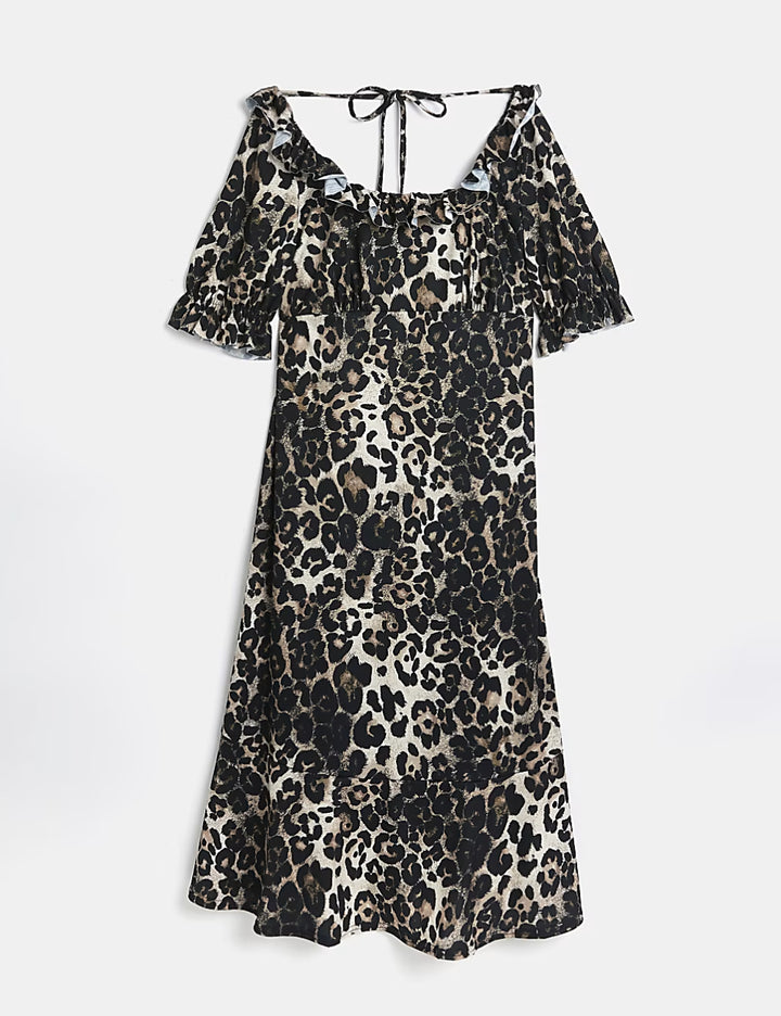 Rochie midi River Island, maro