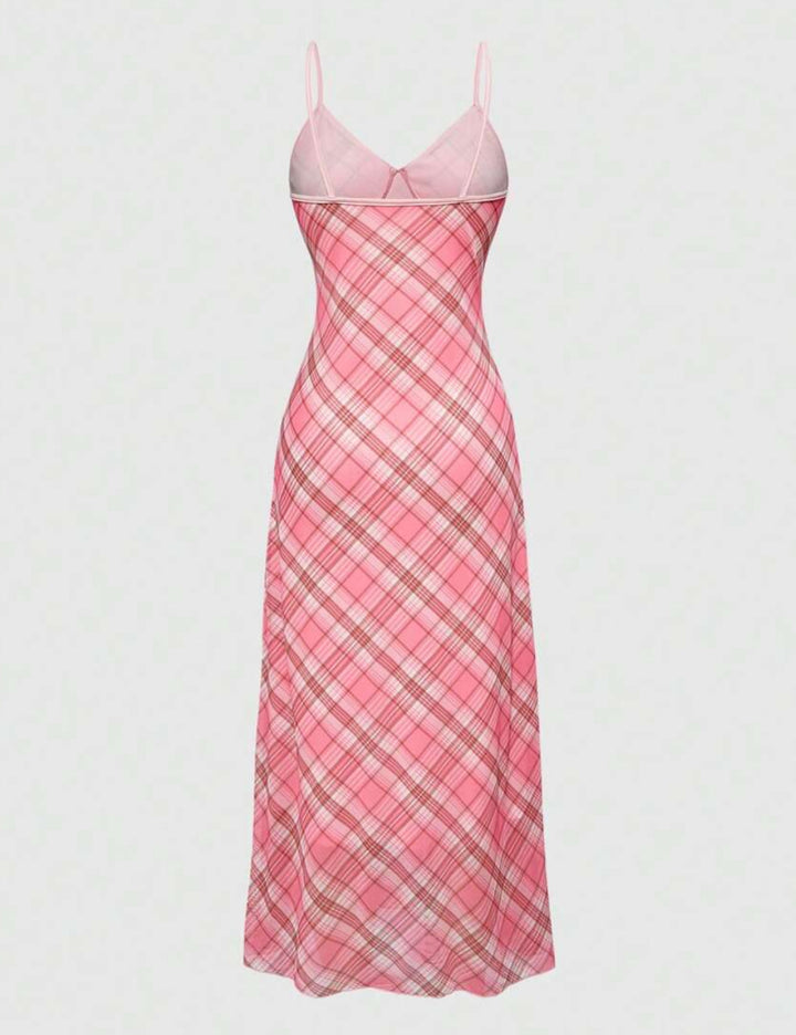 Rochie midi Romwe by Shein, roz