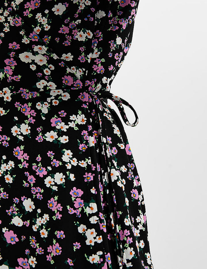 Rochie midi Selected, negru