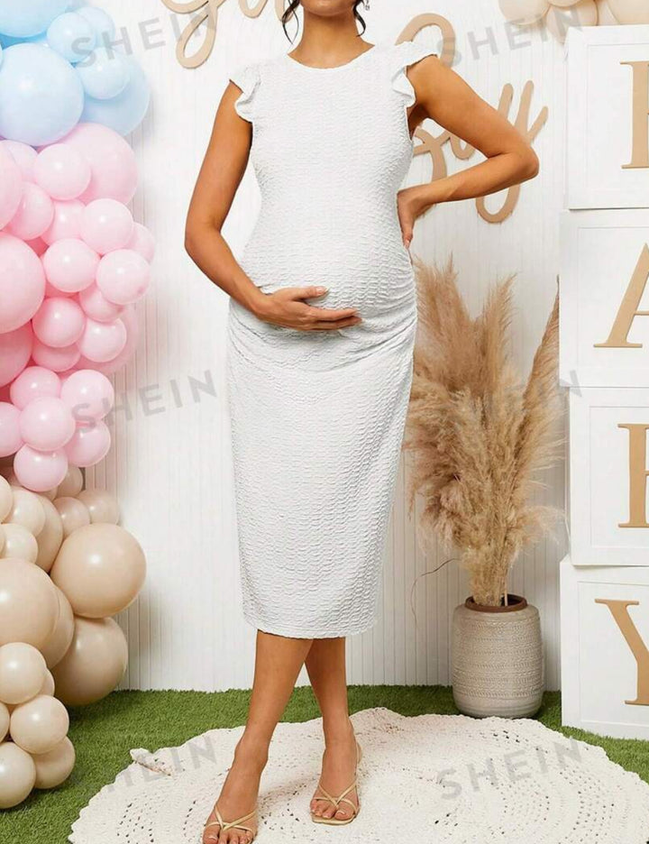 Rochie midi Shein, alb