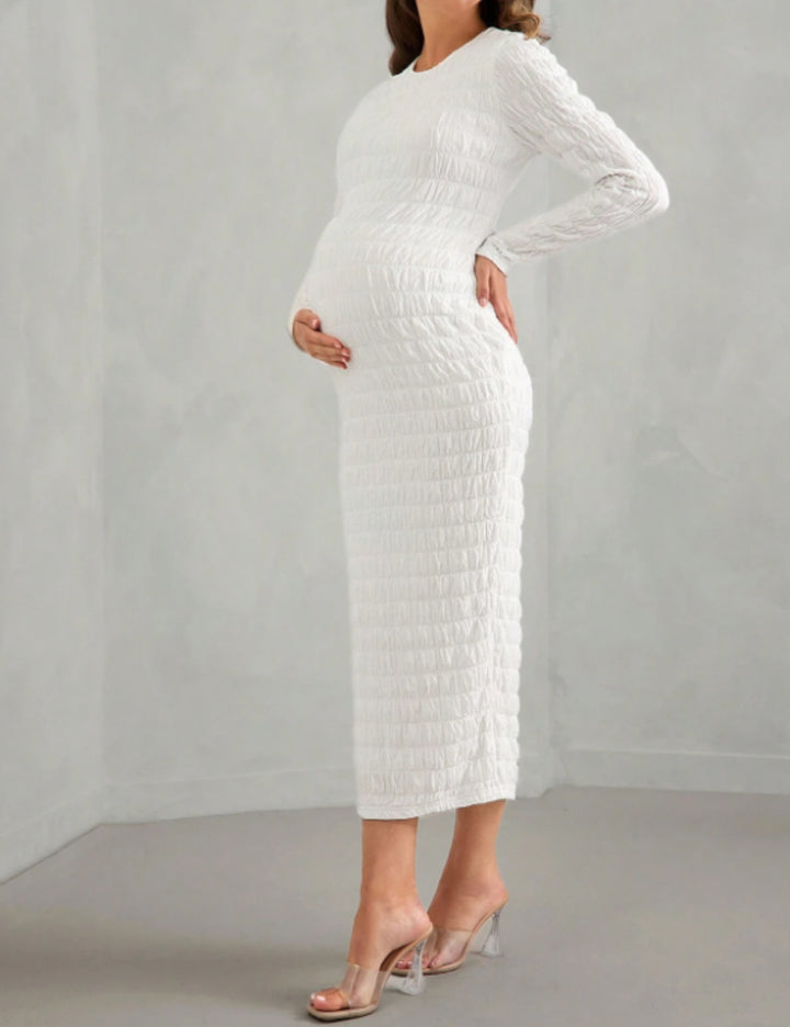Rochie midi Shein, alb