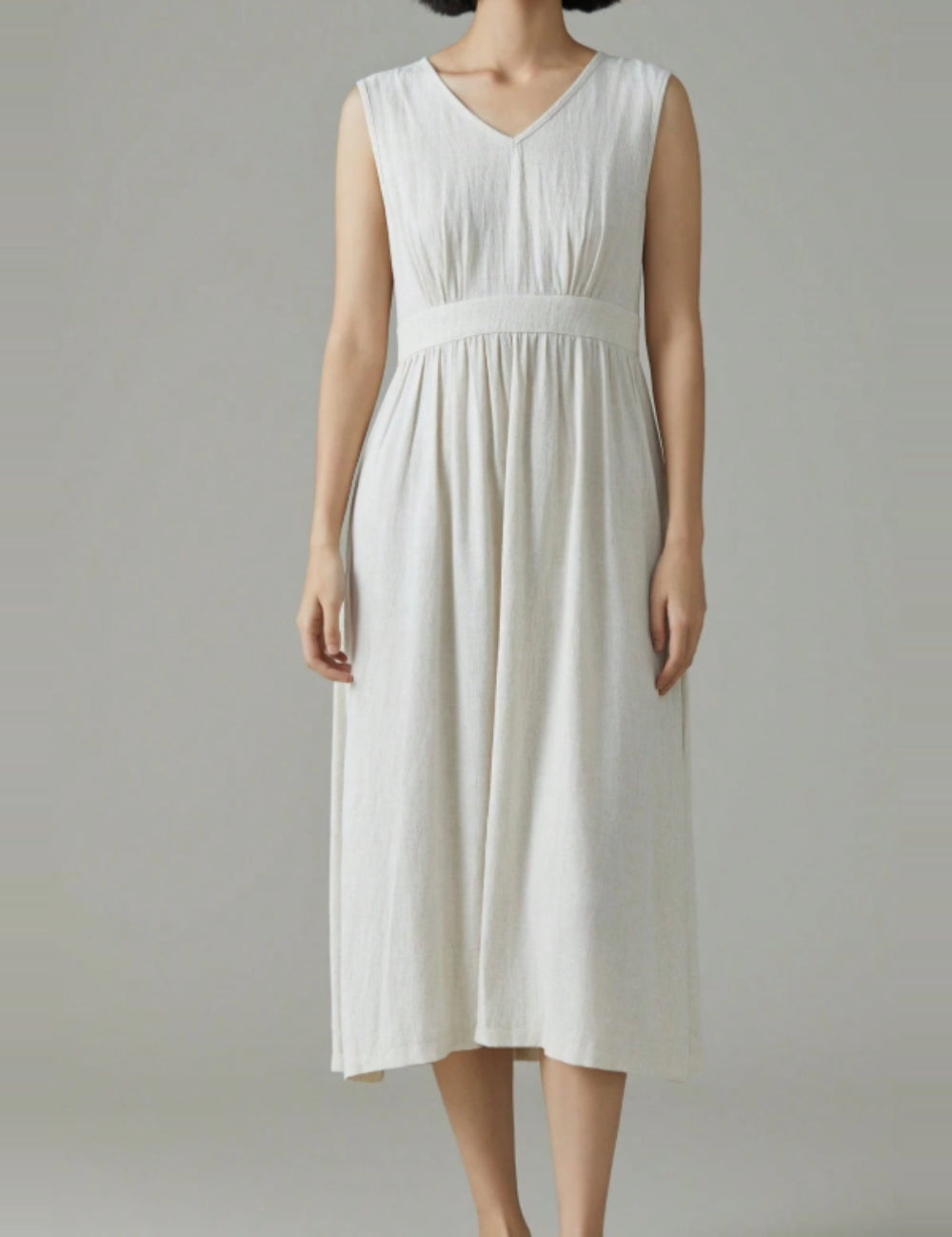 Rochie midi Shein, alb