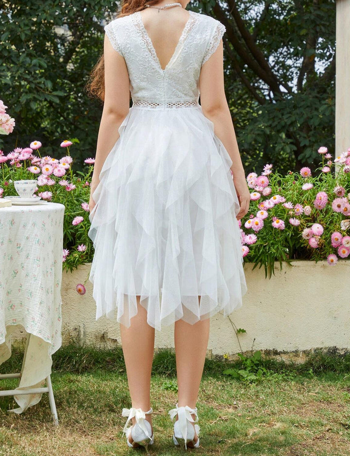 Rochie midi Shein, alb