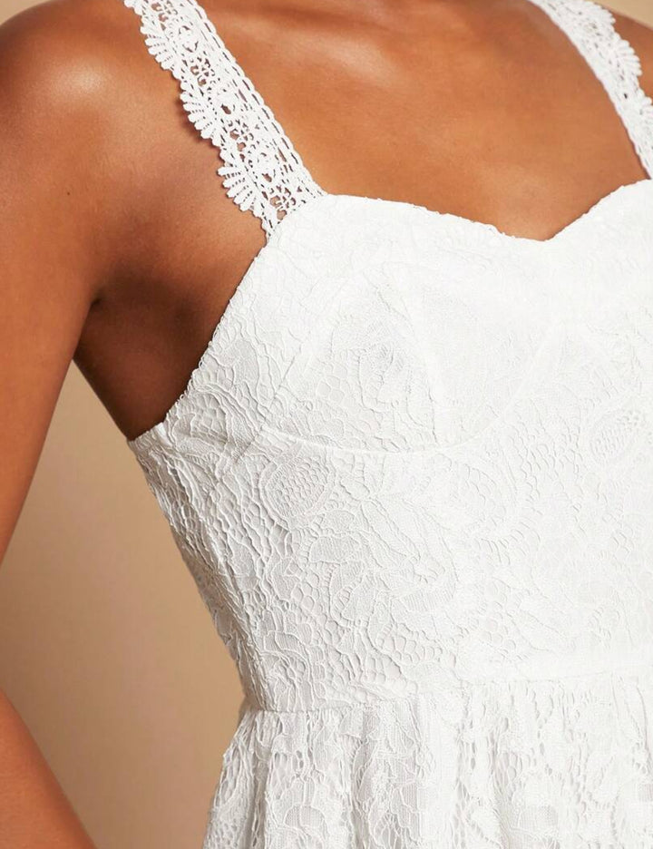 Rochie midi Shein, alb