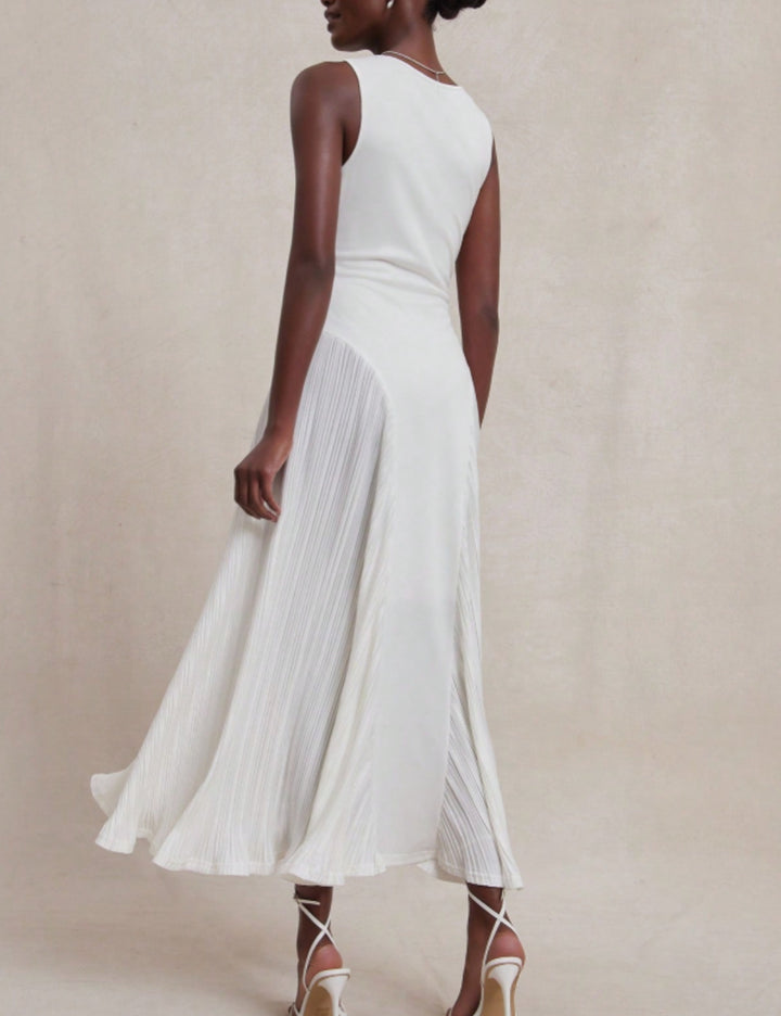 Rochie midi SHEIN, alb