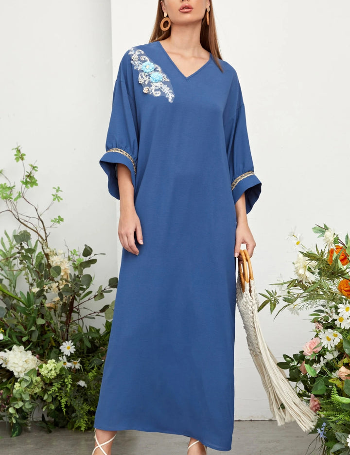 Shein kék midi ruha