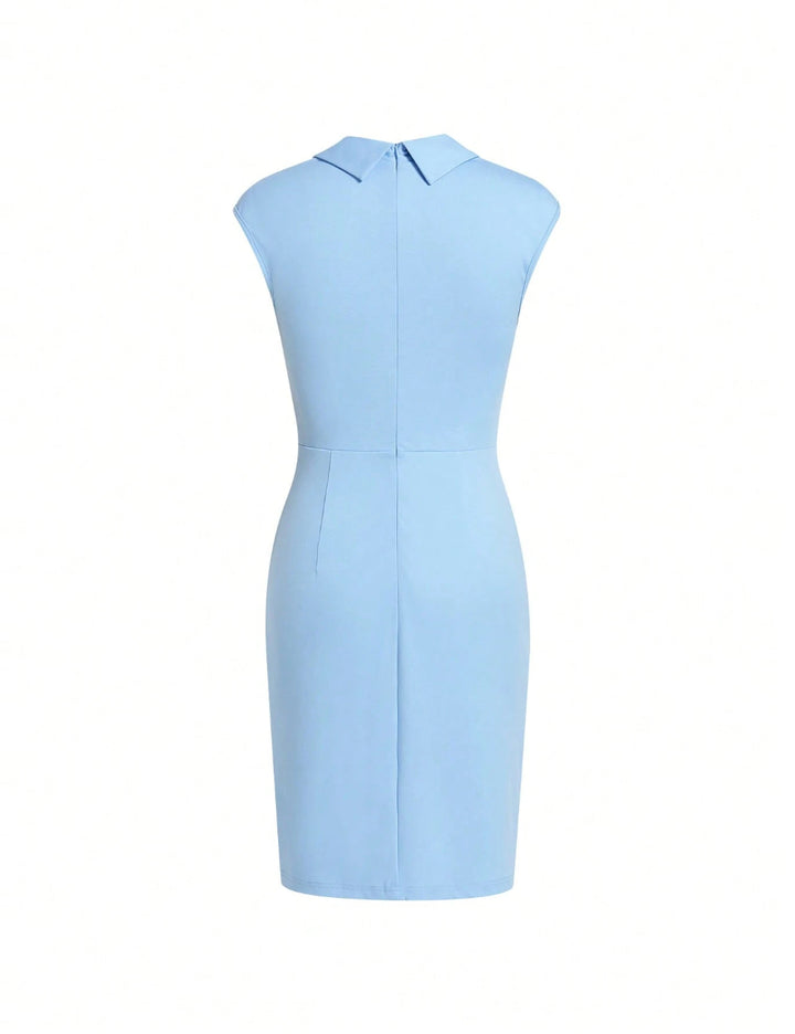 Shein, kék midi ruha