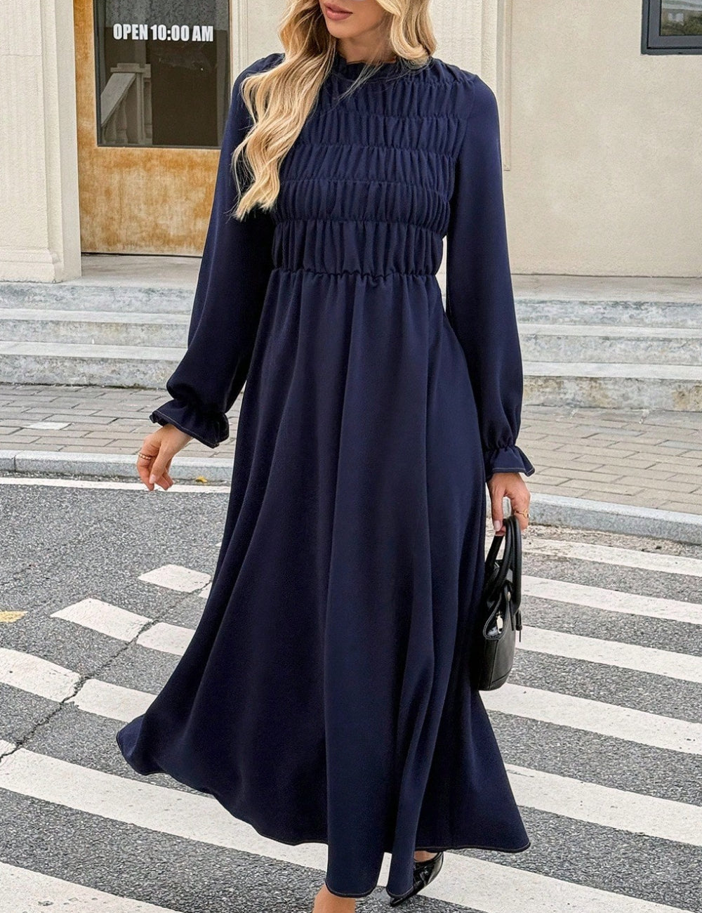 Rochie midi Shein, albastru