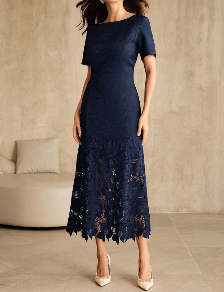 Shein Anewsta midi ruha, kék