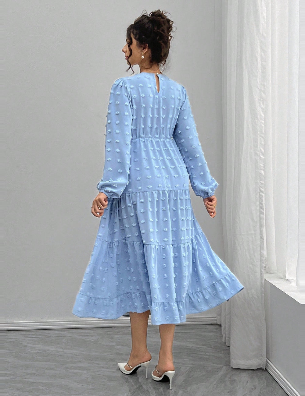 Rochie midi Shein, albastru