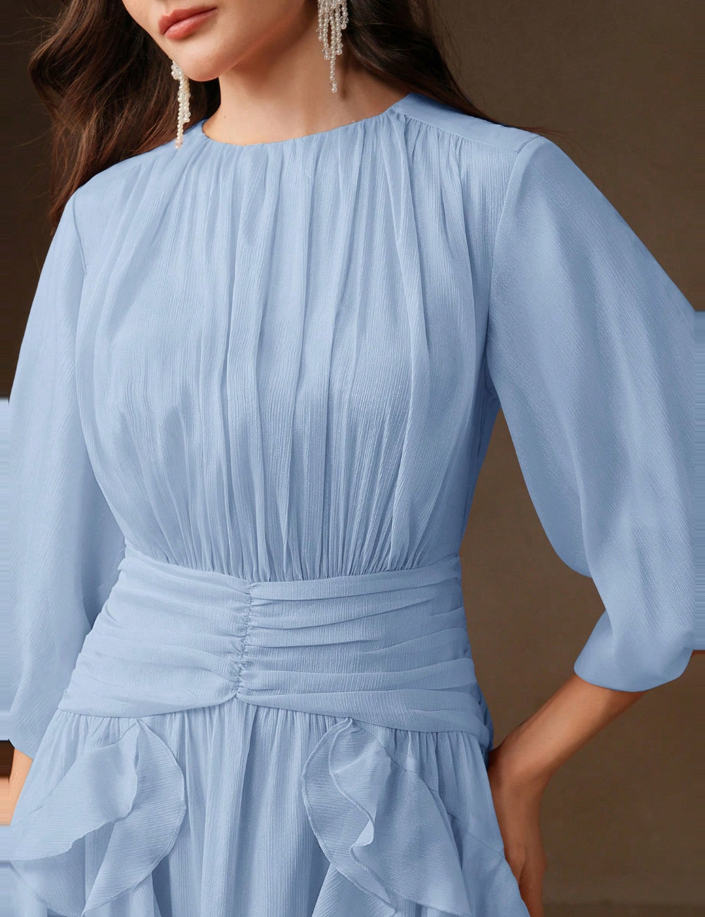 Rochie midi Shein, albastru