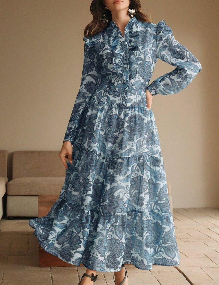 Rochie maxi SHEIN, mix culori