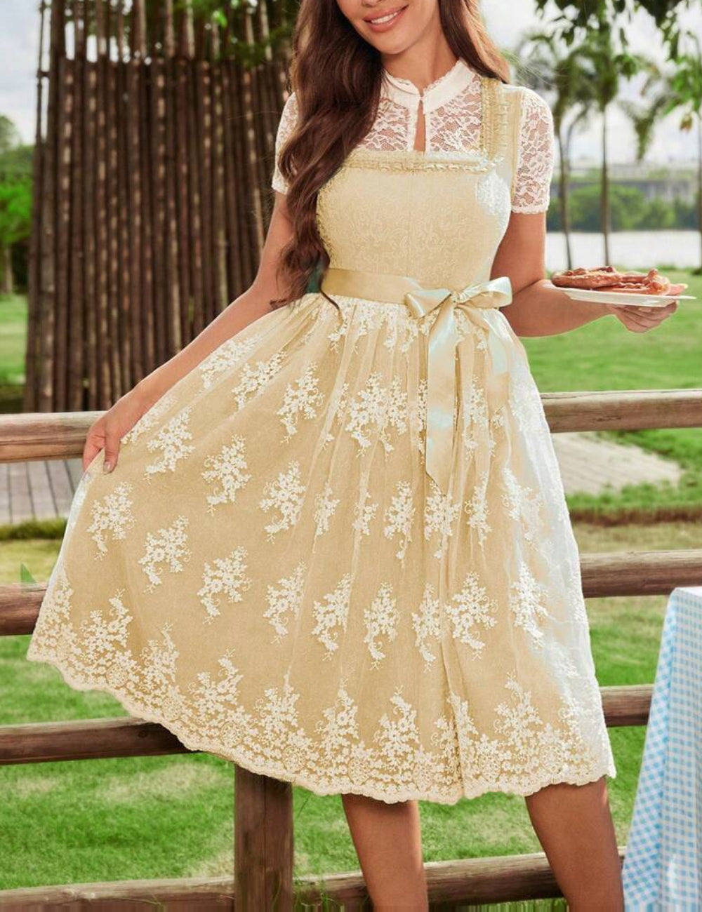 Rochie midi Shein, bej