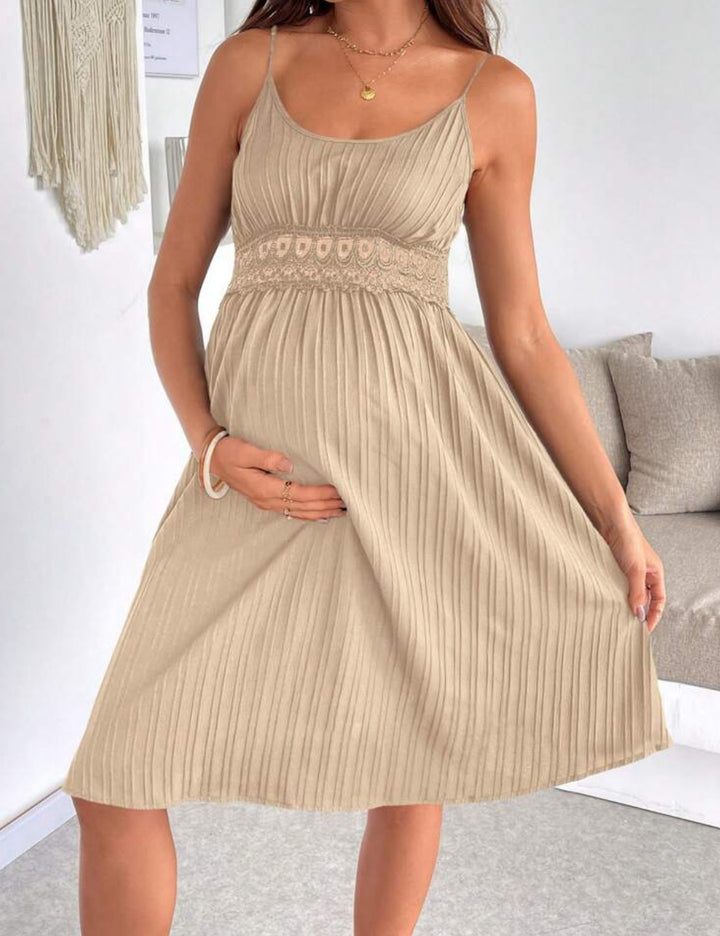 Rochie midi Shein Curve+, bej