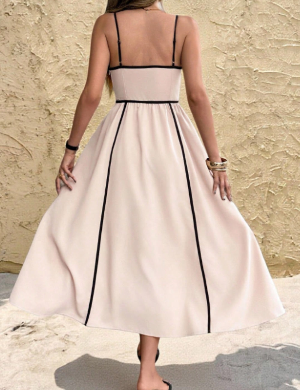Rochie midi Shein, bej