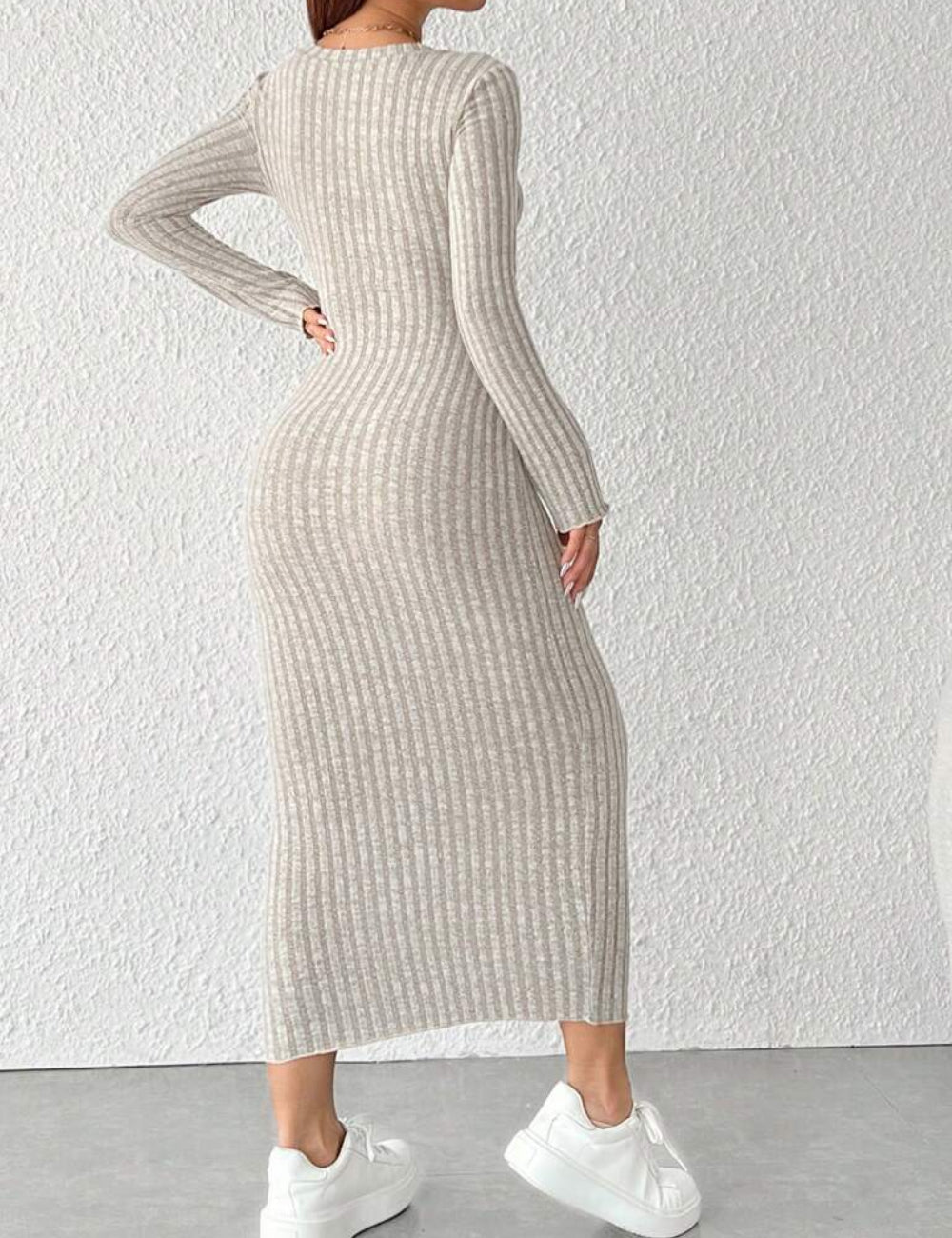 Rochie midi Shein, bej