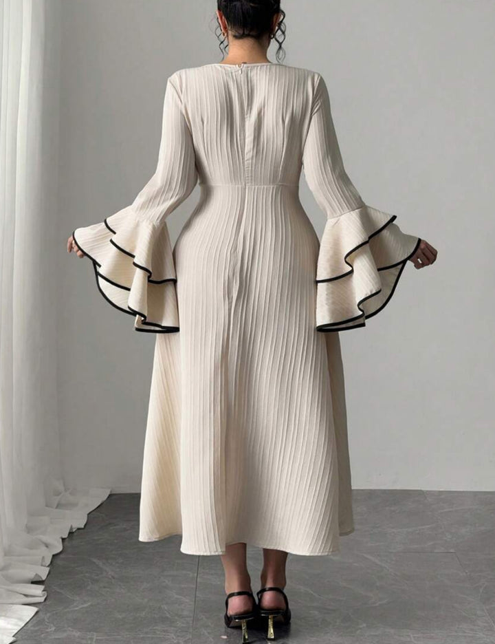 Rochie midi Shein Curve+, bej