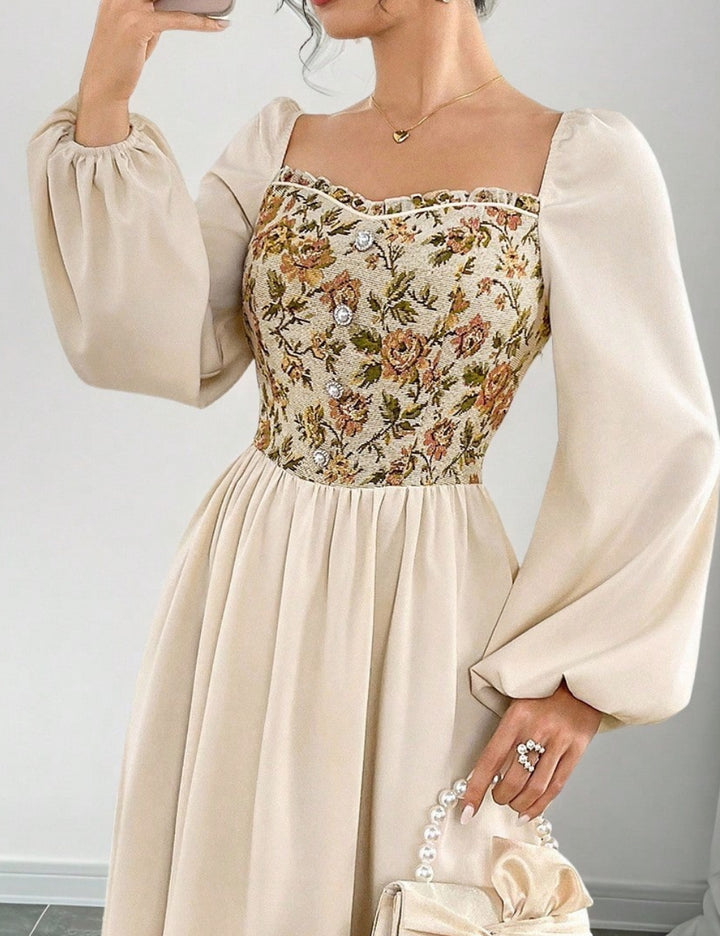 Rochie midi SHEIN, bej