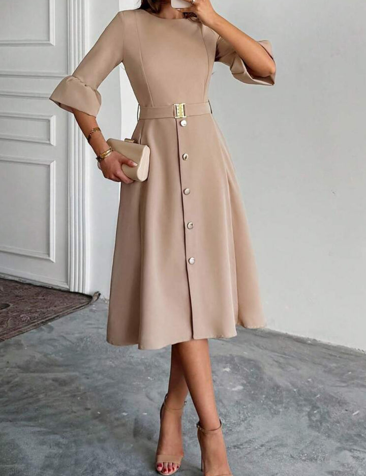 Rochie midi Shein, bej