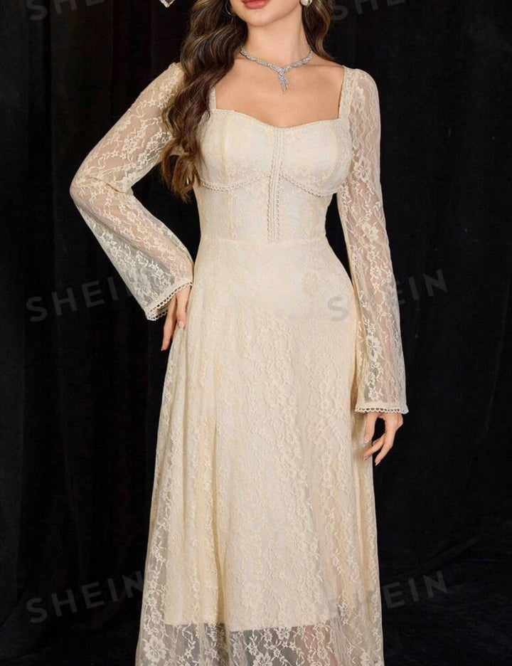 Rochie midi SHEIN, bej