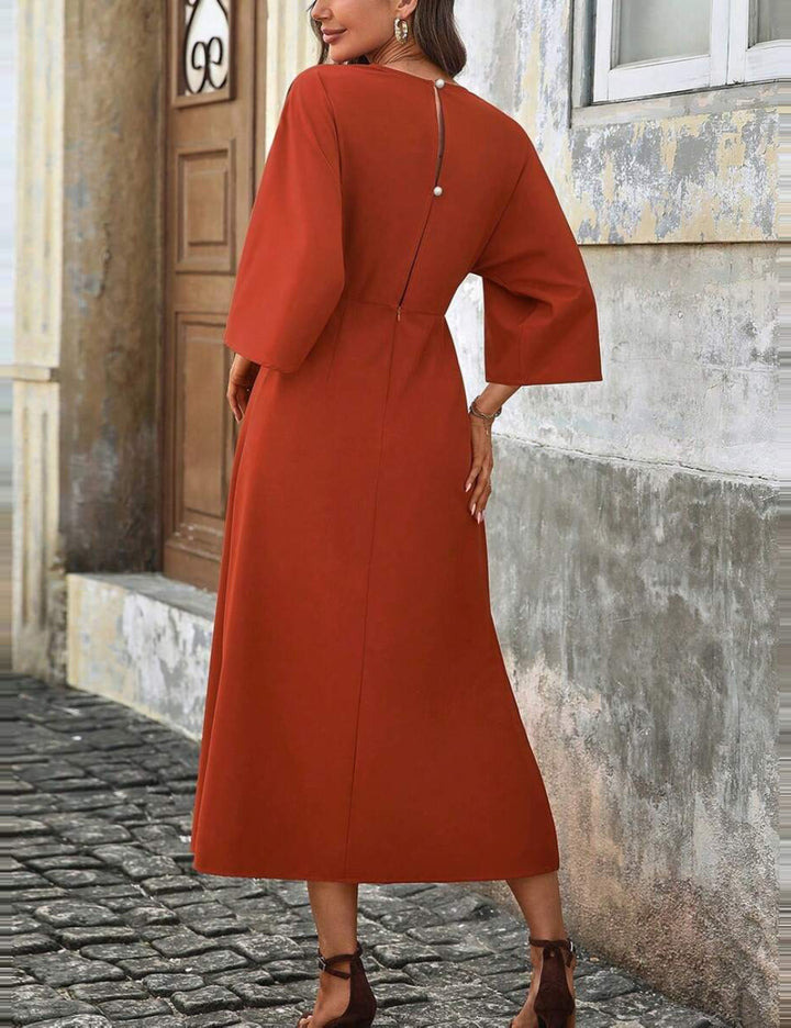 Rochie midi SHEIN, cărămiziu