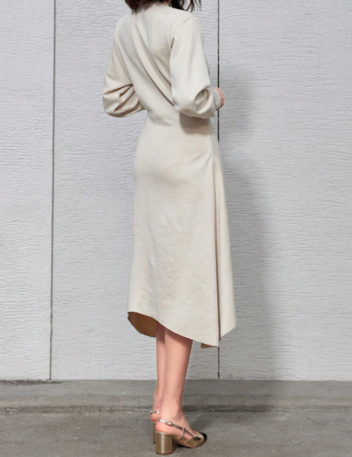 Rochie midi Shein, crem