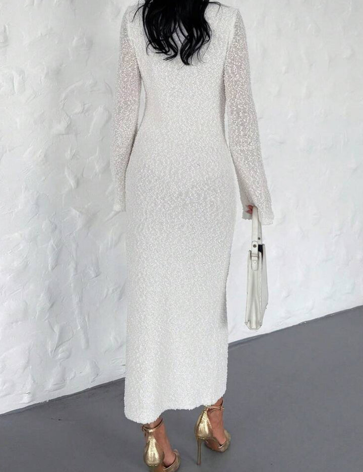 Rochie midi Shein, crem