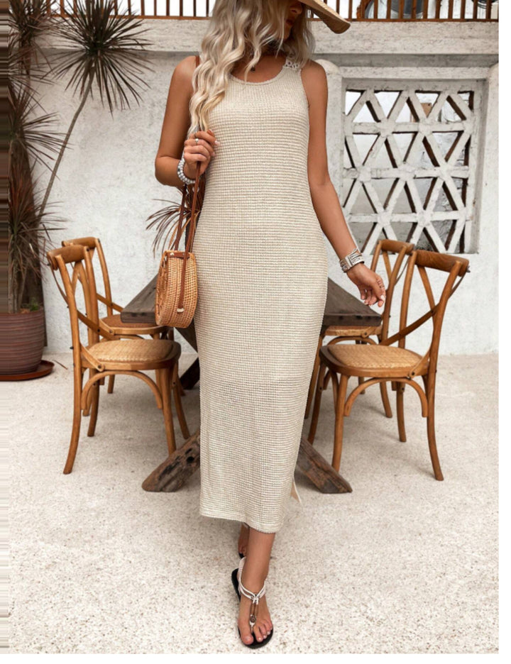Rochie midi Shein, crem