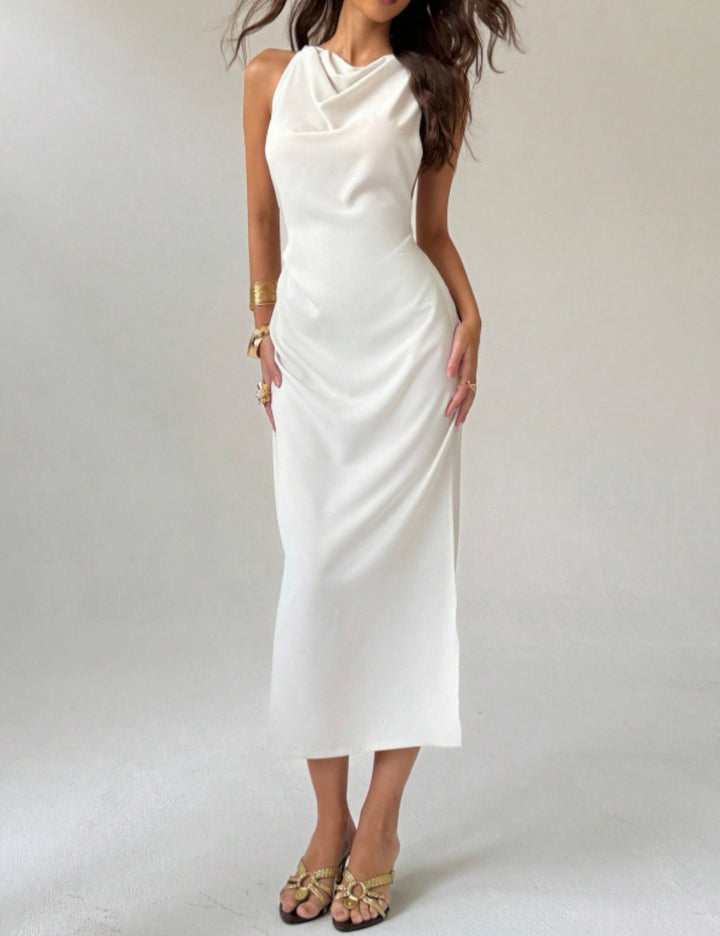 Rochie midi Shein, crem