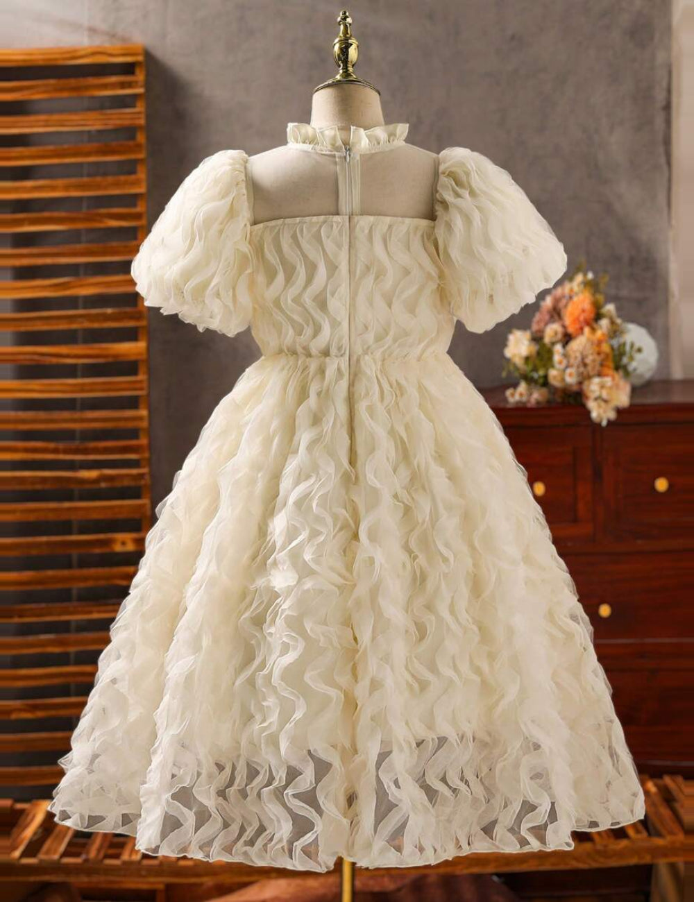 Rochie midi Shein, crem