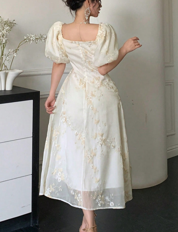 Rochie midi Shein DAZY, crem