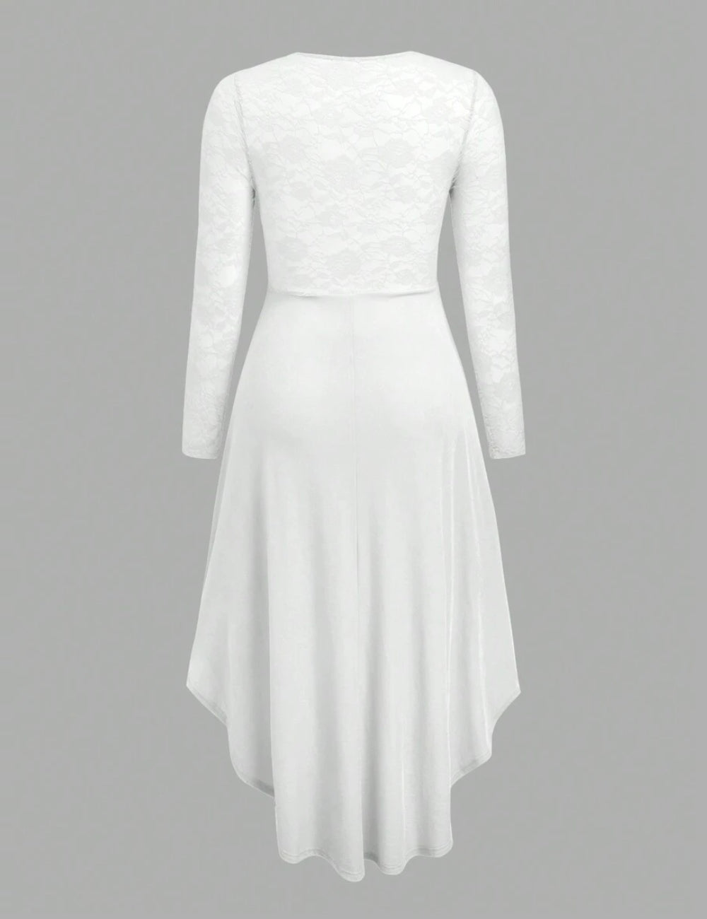 Rochie midi Shein Curve+, alb