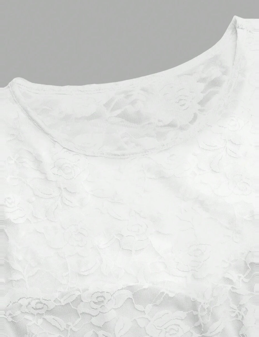 Rochie midi Shein Curve+, alb