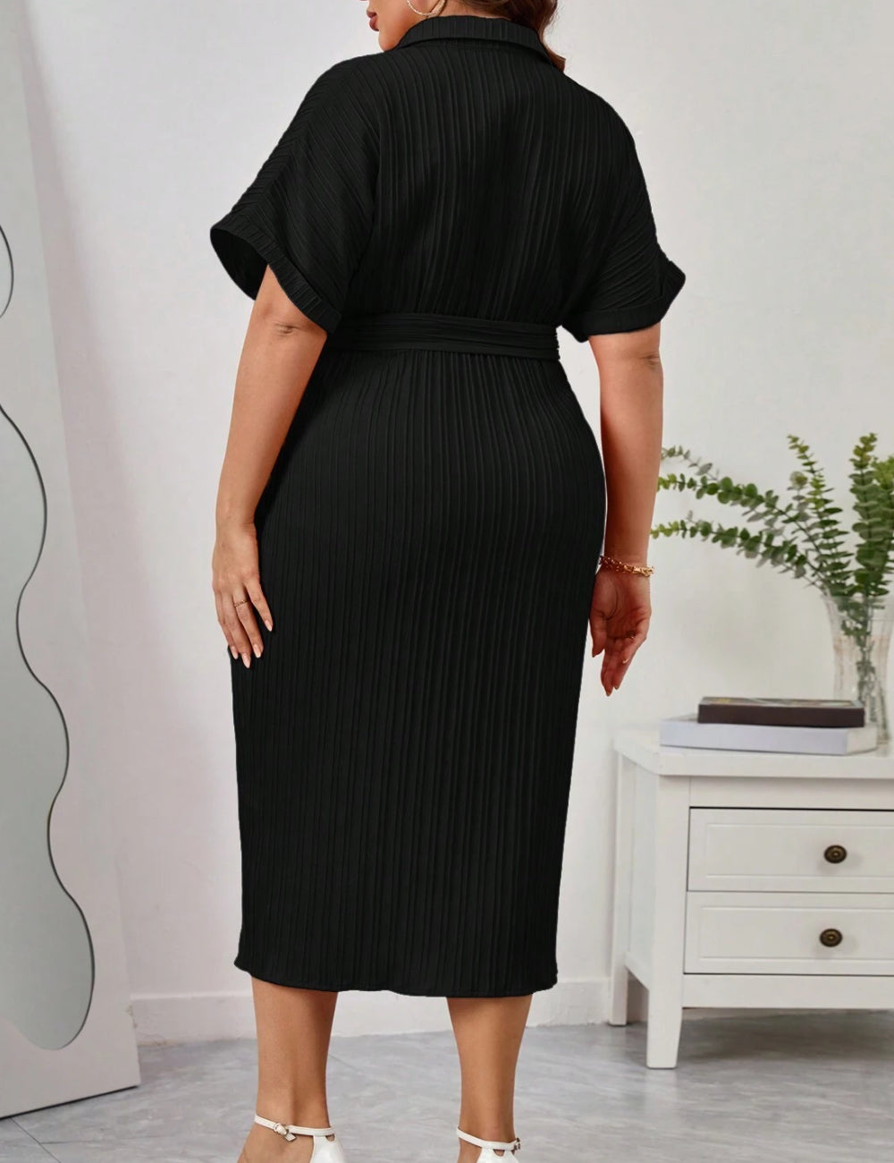 Rochie midi Shein, negru