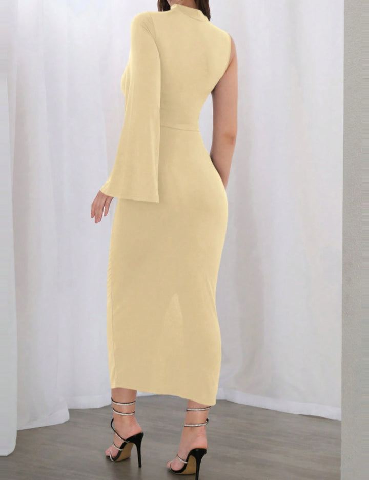 Rochie midi Shein, galben