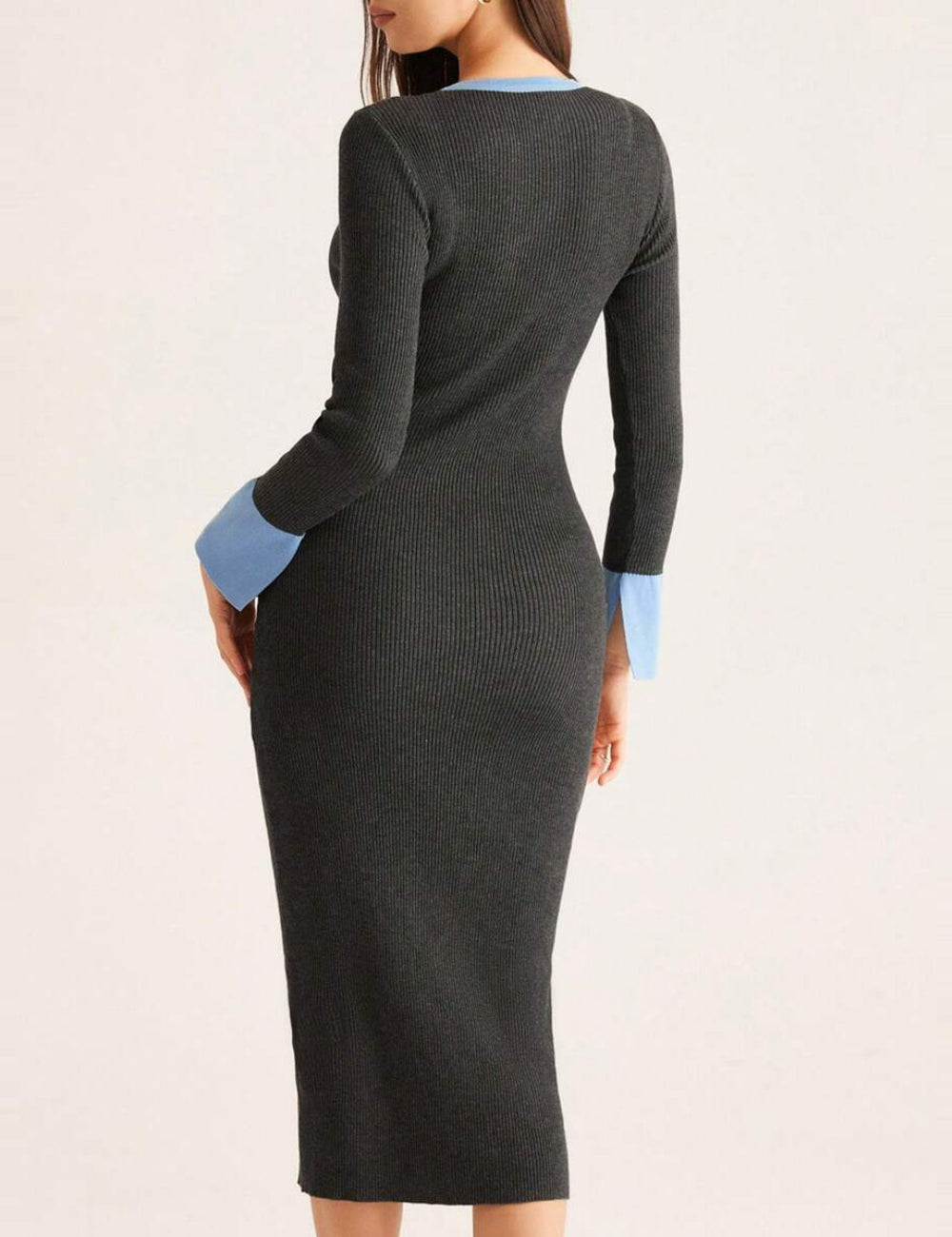 Rochie midi Shein, gri