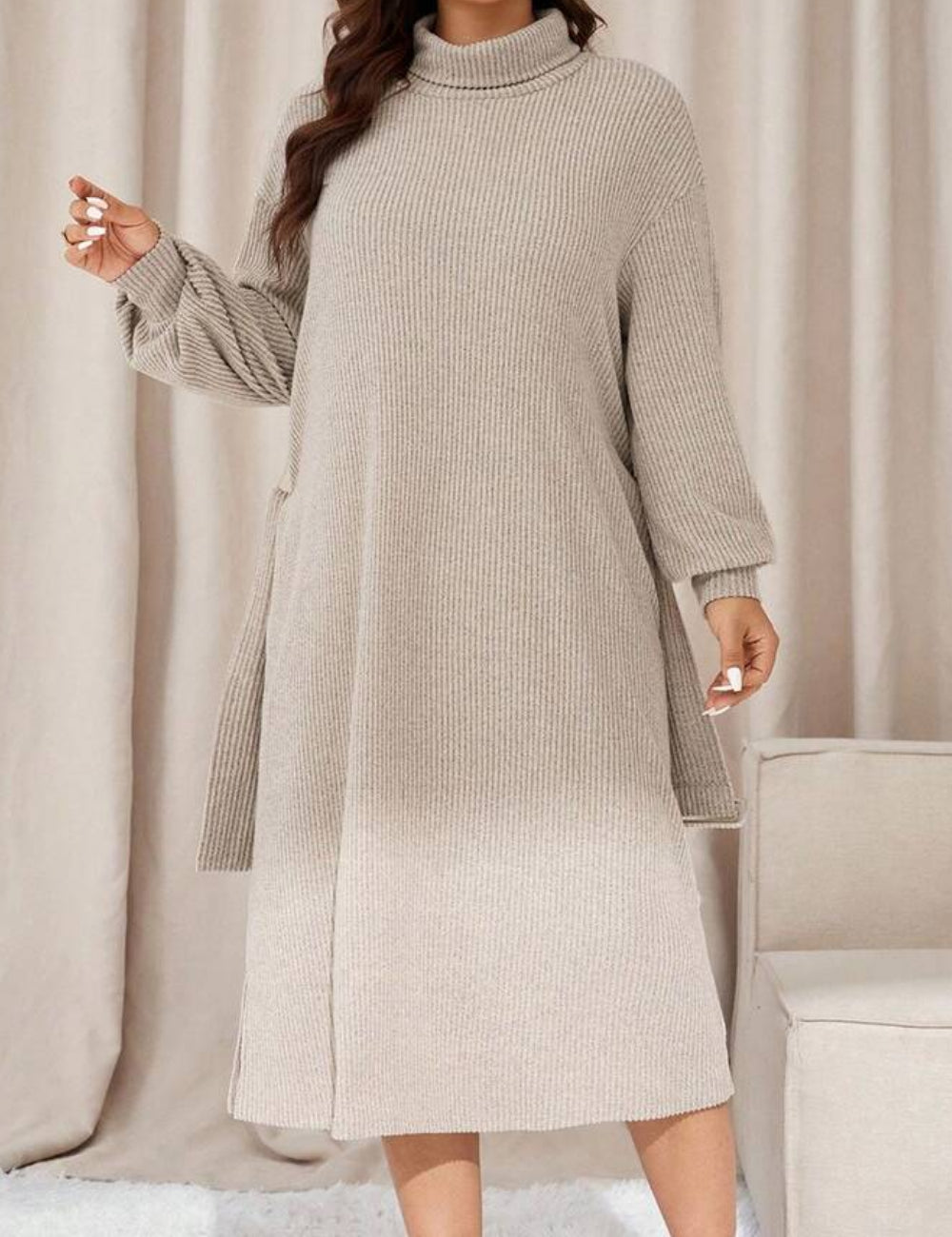 Rochie midi Shein, gri