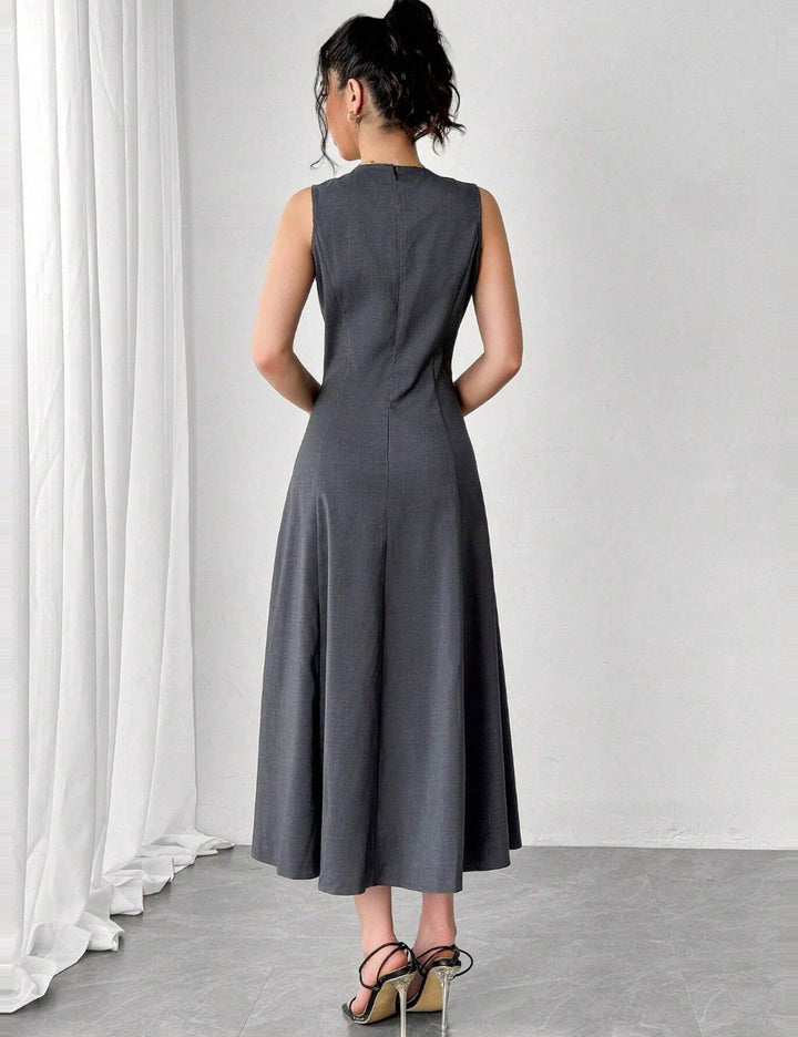 Rochie midi Shein, gri