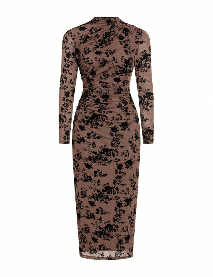 Rochie midi Shein, maro