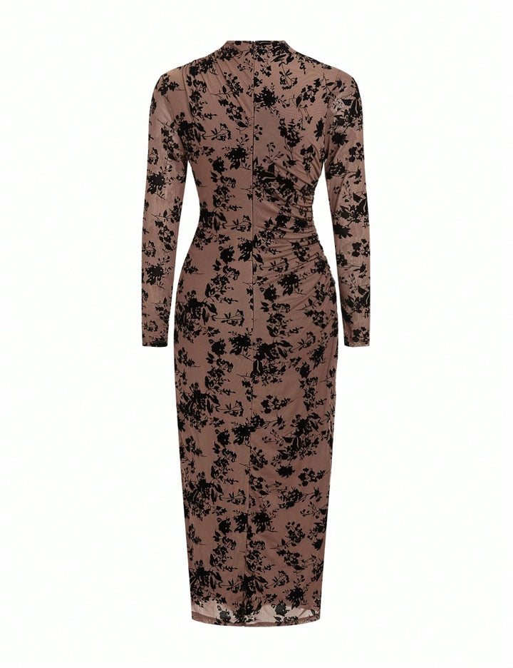 Rochie midi Shein, maro