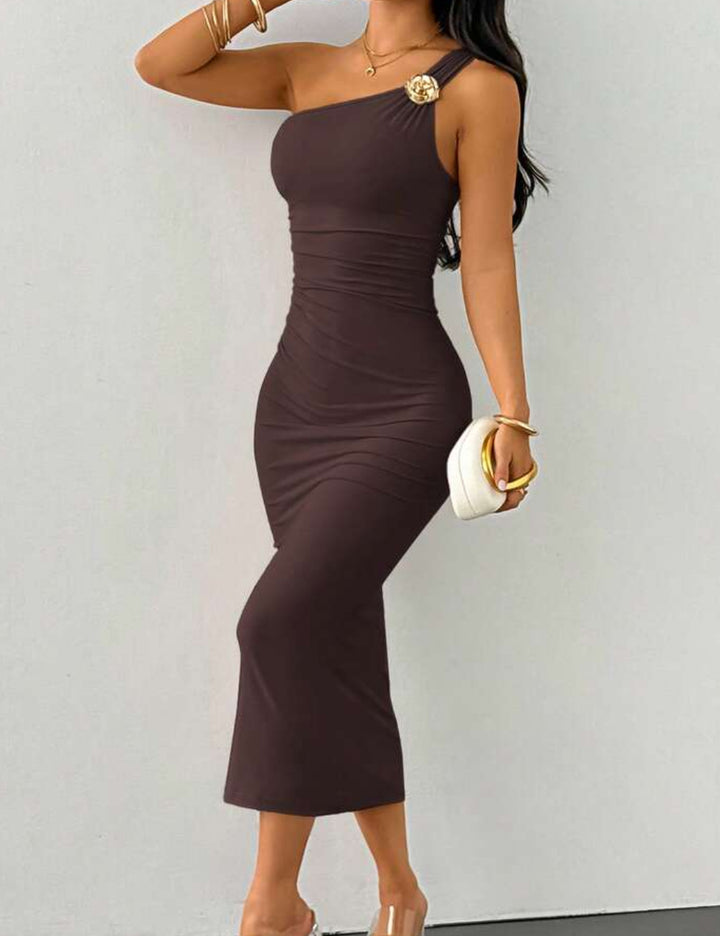 Rochie midi Shein, maro