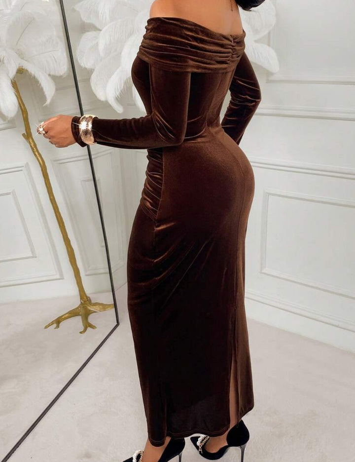 Rochie midi Shein, maro