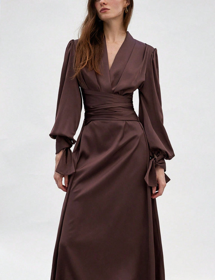 Rochie midi Shein, maro