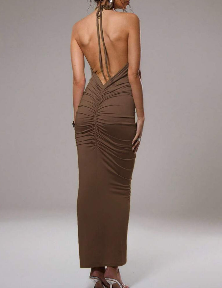 Rochie midi Shein, maro