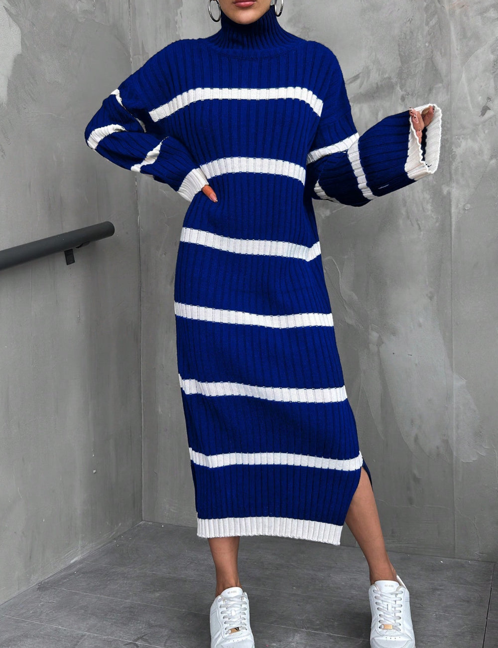 Rochie midi Shein, mix culori