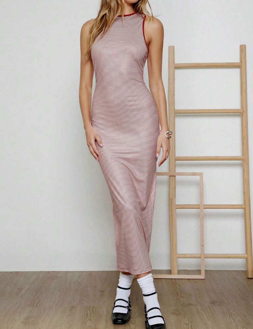 Rochie midi Shein, mix culori