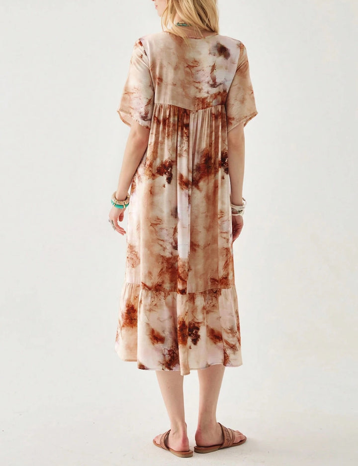 Rochie midi Shein, mix culori