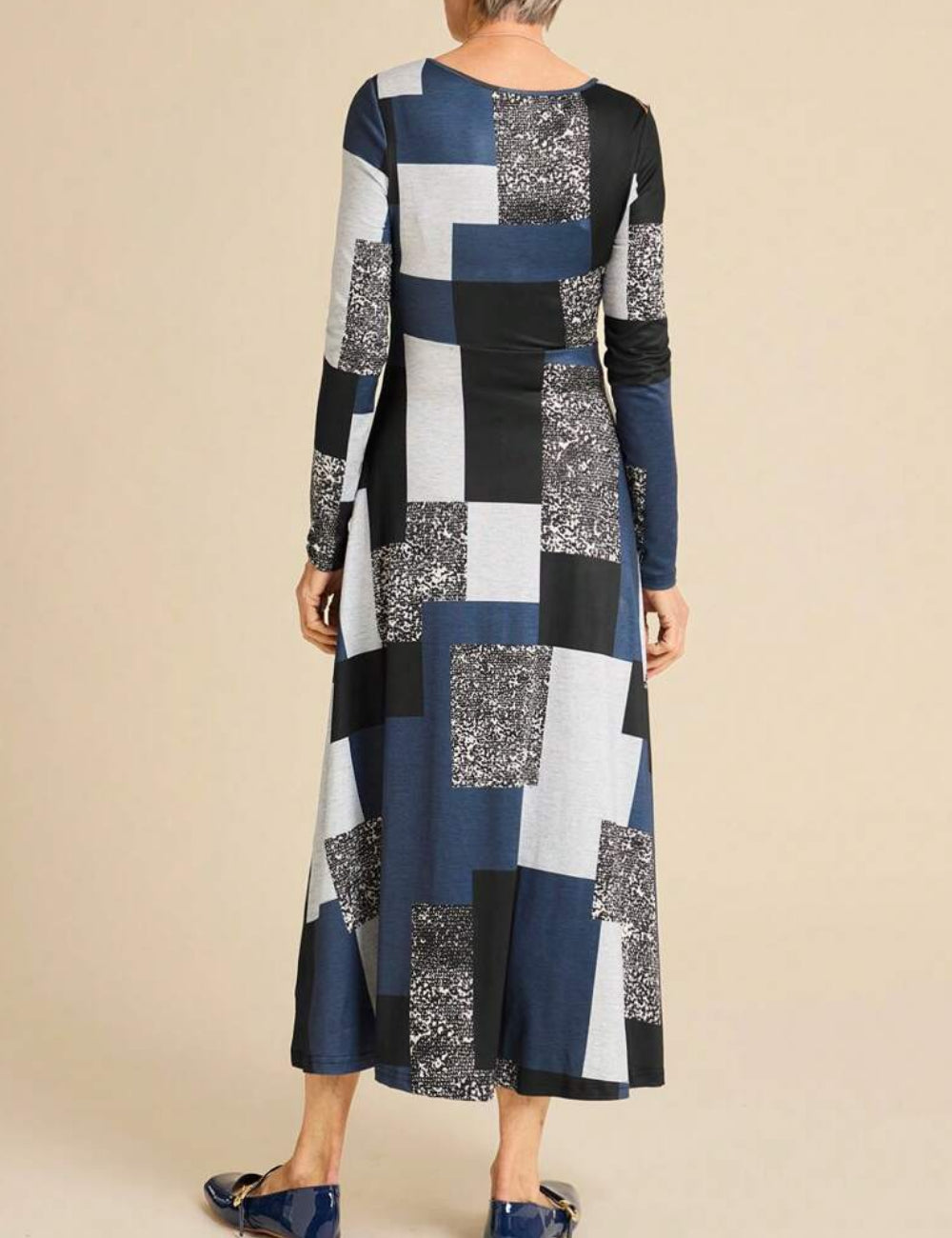 Rochie midi Shein, mix culori