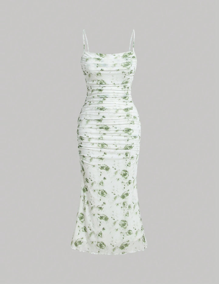 Rochie midi Shein, mix culori