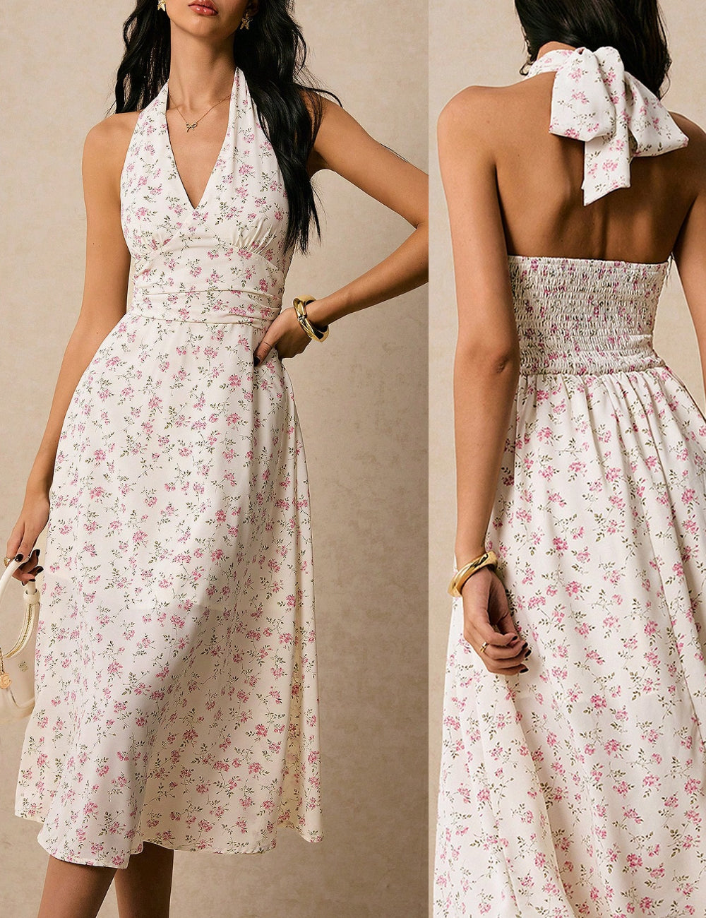 Rochie midi Shein, mix culori